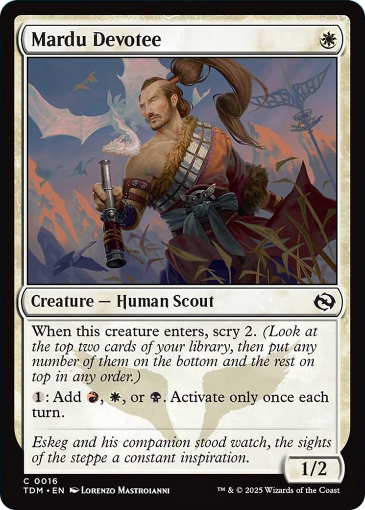 Mardu Devotee [Tarkir: Dragonstorm] MTG Single Magic: The Gathering | Red Claw Gaming