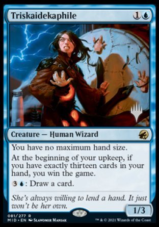 Triskaidekaphile (Promo Pack) [Innistrad: Midnight Hunt Promos] MTG Single Magic: The Gathering | Red Claw Gaming