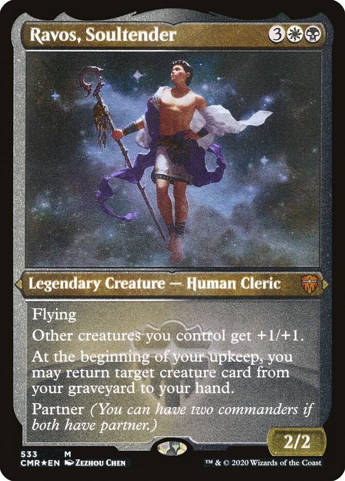 Ravos, Soultender (Etched) [Commander Legends] MTG Single Magic: The Gathering | Red Claw Gaming