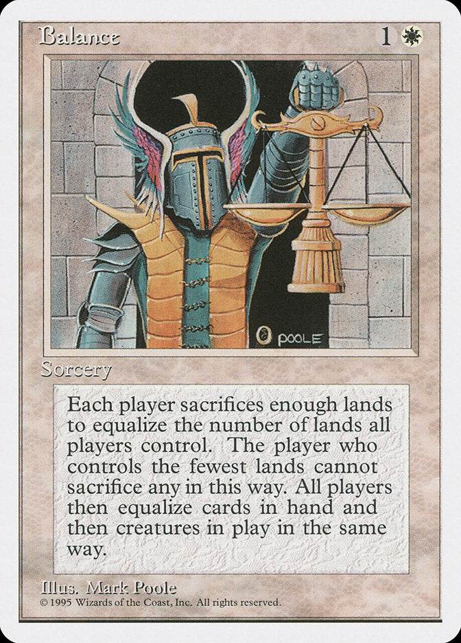 Balance [Fourth Edition] MTG Single Magic: The Gathering | Red Claw Gaming