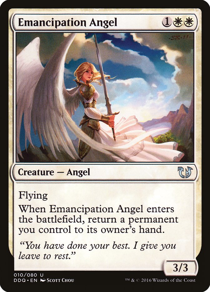 Emancipation Angel [Duel Decks: Blessed vs. Cursed] MTG Single Magic: The Gathering | Red Claw Gaming