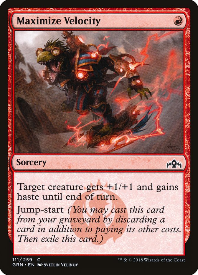 Maximize Velocity [Guilds of Ravnica] MTG Single Magic: The Gathering | Red Claw Gaming