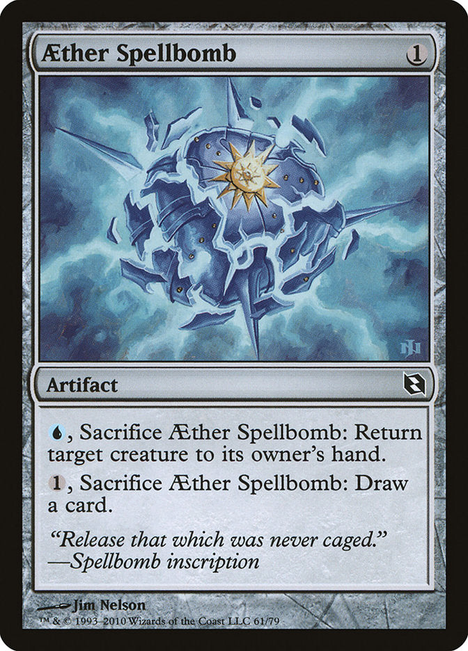 Aether Spellbomb [Duel Decks: Elspeth vs. Tezzeret] MTG Single Magic: The Gathering | Red Claw Gaming