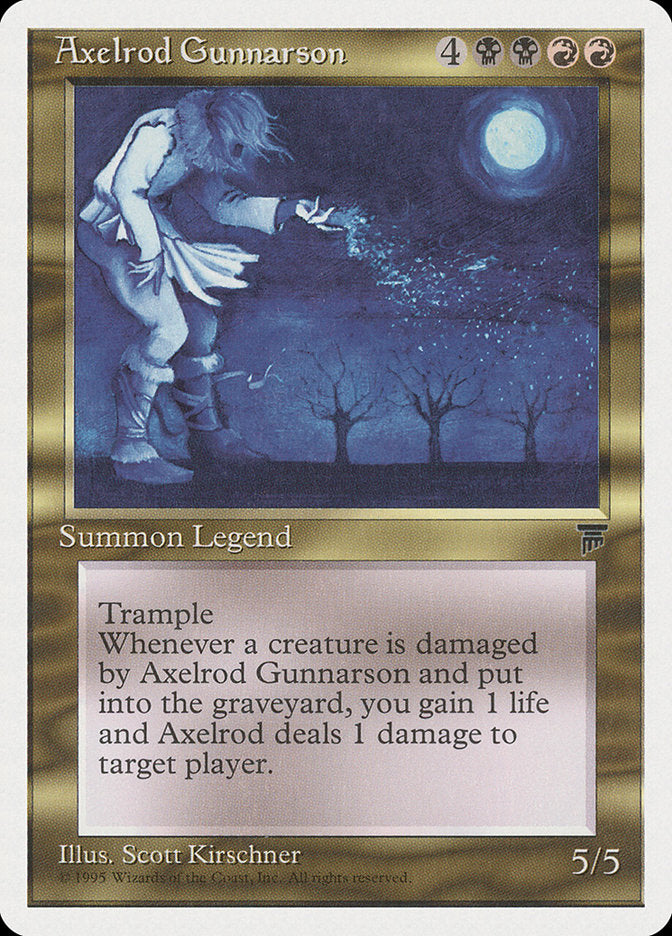 Axelrod Gunnarson [Chronicles] MTG Single Magic: The Gathering | Red Claw Gaming