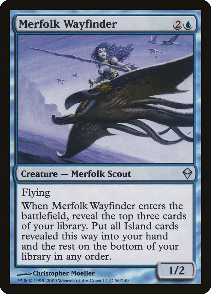 Merfolk Wayfinder [Zendikar] MTG Single Magic: The Gathering | Red Claw Gaming