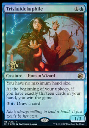 Triskaidekaphile [Innistrad: Midnight Hunt Prerelease Promos] MTG Single Magic: The Gathering | Red Claw Gaming