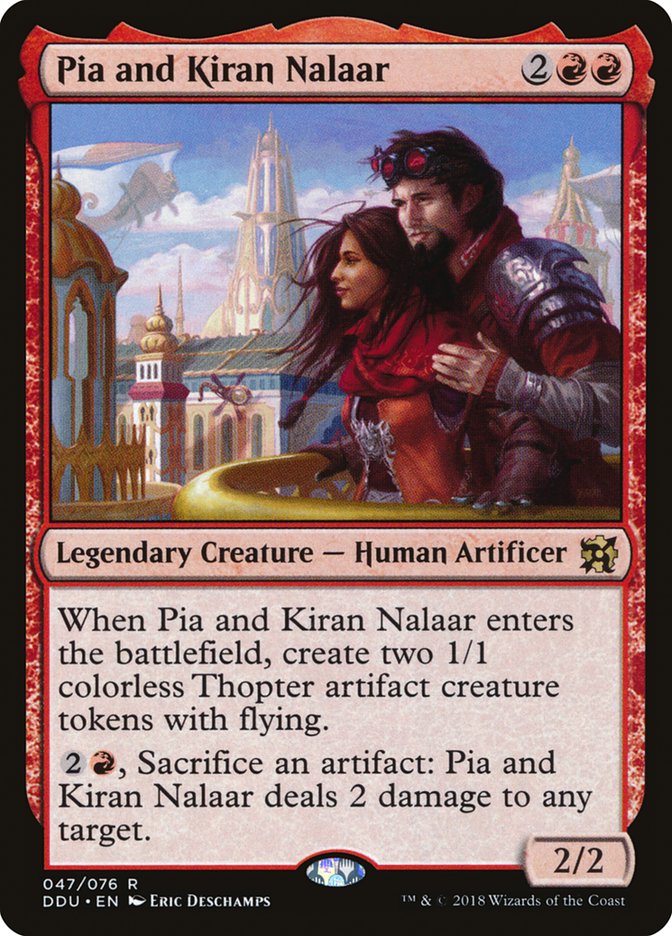 Pia and Kiran Nalaar [Duel Decks: Elves vs. Inventors] MTG Single Magic: The Gathering | Red Claw Gaming