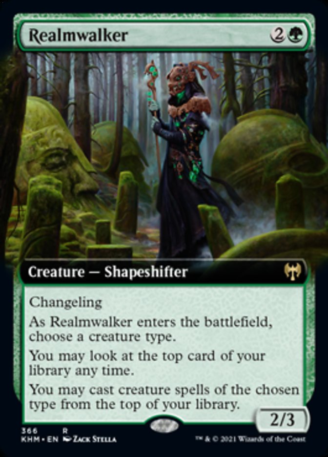 Realmwalker (Extended Art) [Kaldheim] MTG Single Magic: The Gathering | Red Claw Gaming