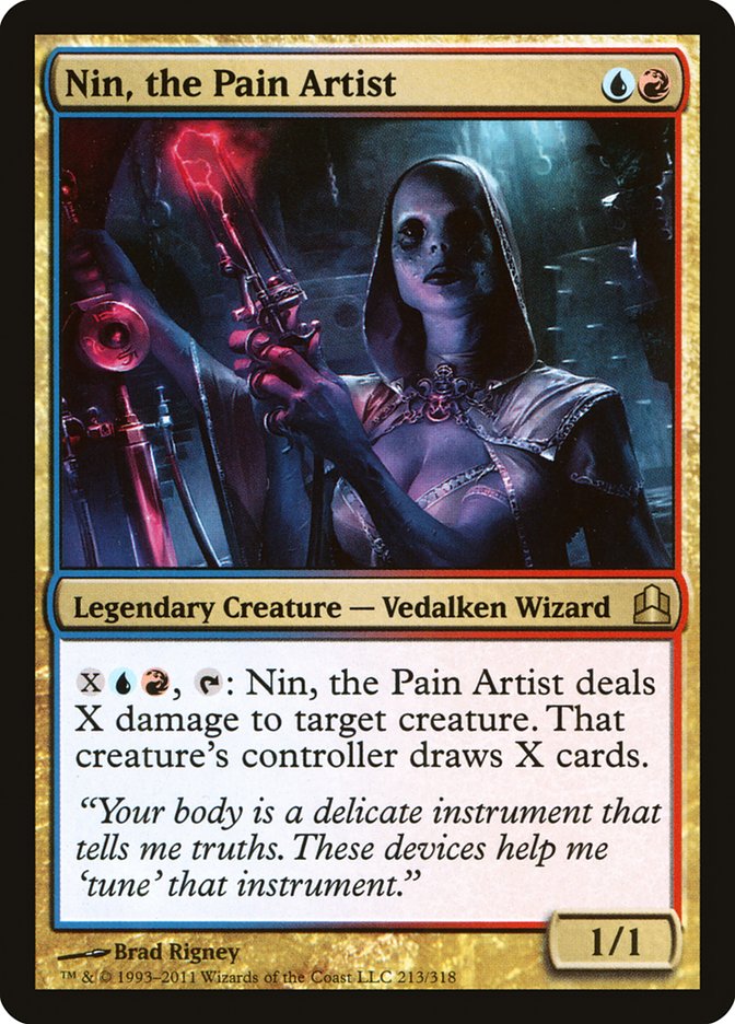 Nin, the Pain Artist [Commander 2011] MTG Single Magic: The Gathering | Red Claw Gaming
