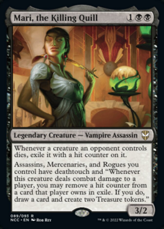 Mari, the Killing Quill [Streets of New Capenna Commander] MTG Single Magic: The Gathering | Red Claw Gaming