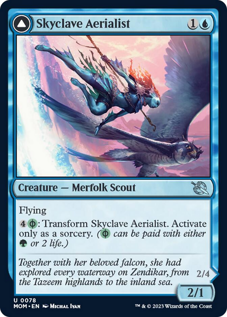 Skyclave Aerialist // Skyclave Invader [March of the Machine] MTG Single Magic: The Gathering    | Red Claw Gaming