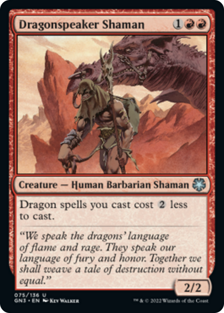 Dragonspeaker Shaman [Game Night: Free-for-All] MTG Single Magic: The Gathering | Red Claw Gaming