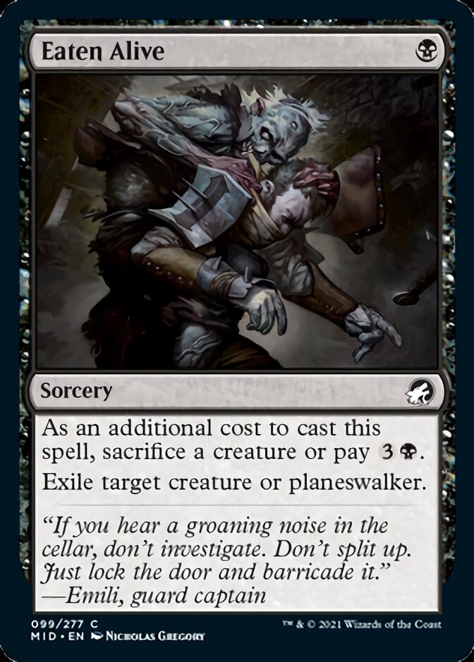 Eaten Alive [Innistrad: Midnight Hunt] MTG Single Magic: The Gathering | Red Claw Gaming