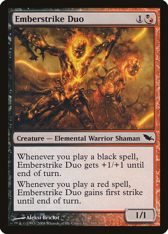 Emberstrike Duo [Shadowmoor] MTG Single Magic: The Gathering | Red Claw Gaming