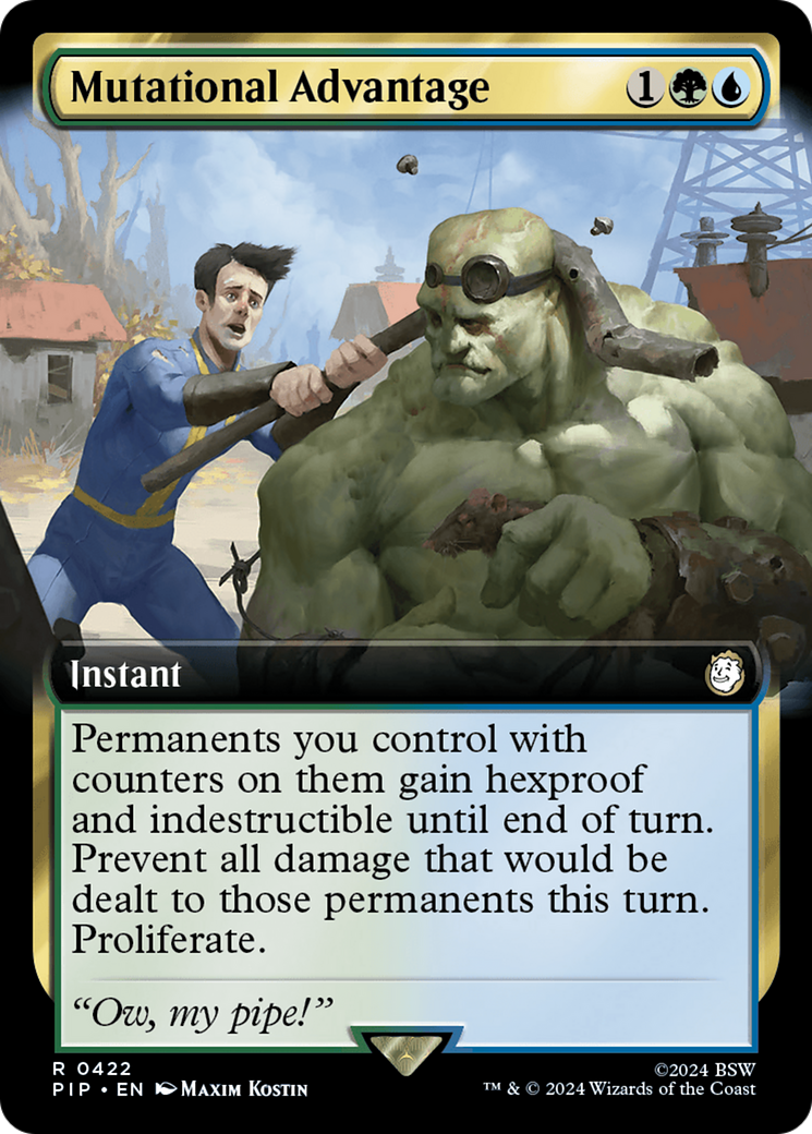 Mutational Advantage (Extended Art) [Fallout] MTG Single Magic: The Gathering | Red Claw Gaming