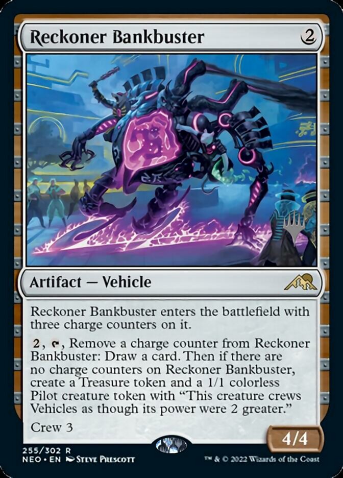 Reckoner Bankbuster (Promo Pack) [Kamigawa: Neon Dynasty Promos] MTG Single Magic: The Gathering | Red Claw Gaming
