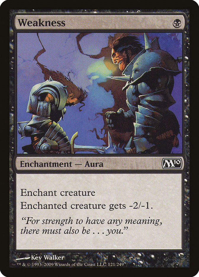 Weakness [Magic 2010] MTG Single Magic: The Gathering | Red Claw Gaming