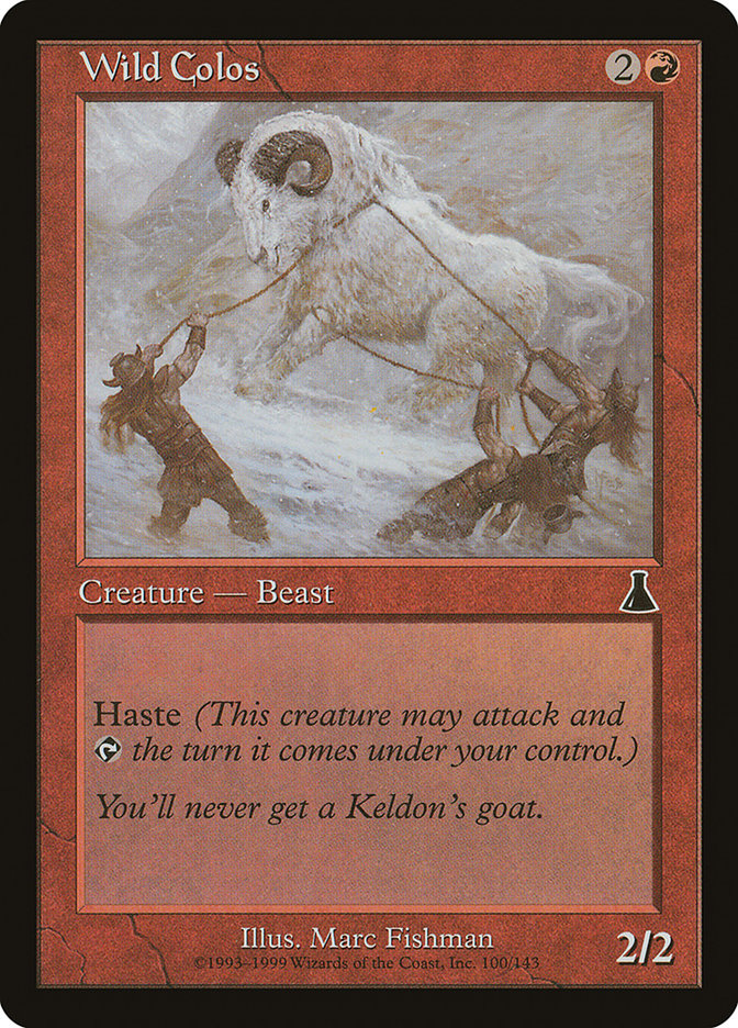Wild Colos [Urza's Destiny] MTG Single Magic: The Gathering | Red Claw Gaming
