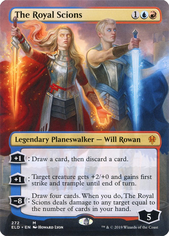 The Royal Scions (Borderless) [Throne of Eldraine] MTG Single Magic: The Gathering | Red Claw Gaming