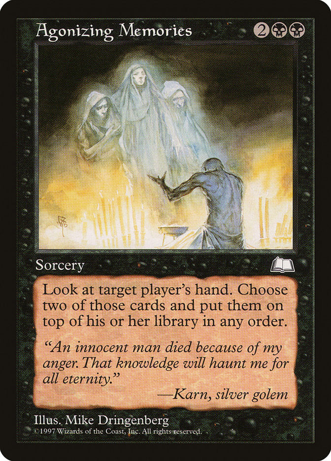 Agonizing Memories [Weatherlight] MTG Single Magic: The Gathering | Red Claw Gaming