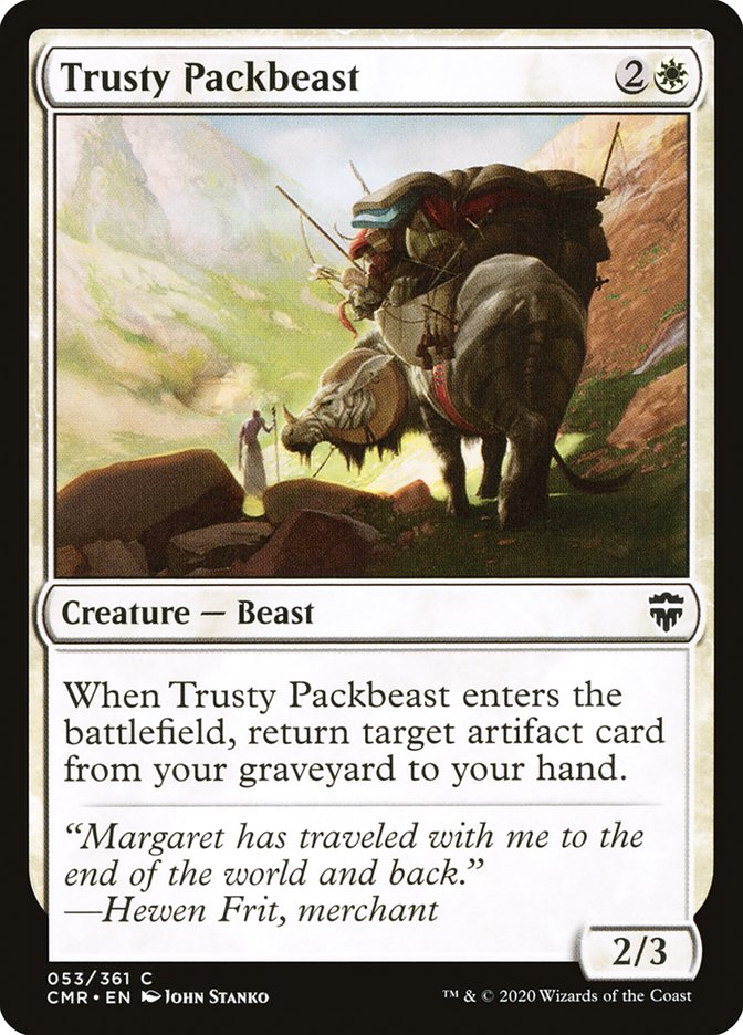 Trusty Packbeast [Commander Legends] MTG Single Magic: The Gathering | Red Claw Gaming