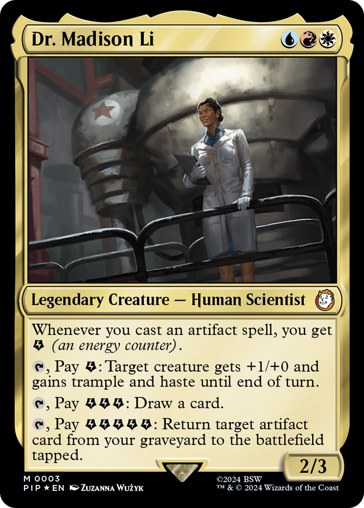 Dr. Madison Li [Fallout] MTG Single Magic: The Gathering | Red Claw Gaming