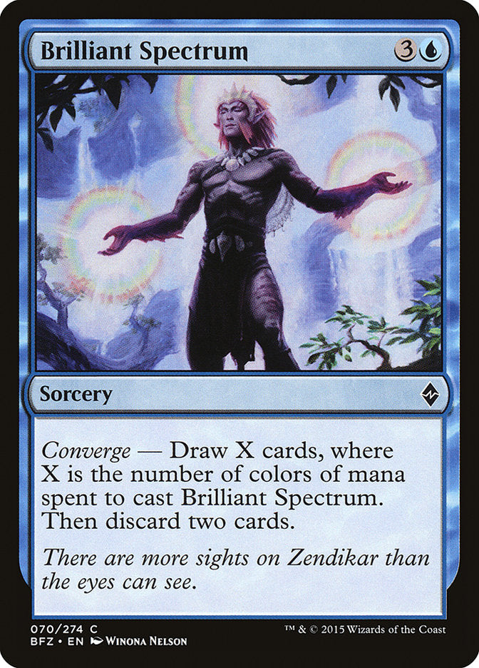Brilliant Spectrum [Battle for Zendikar] MTG Single Magic: The Gathering | Red Claw Gaming
