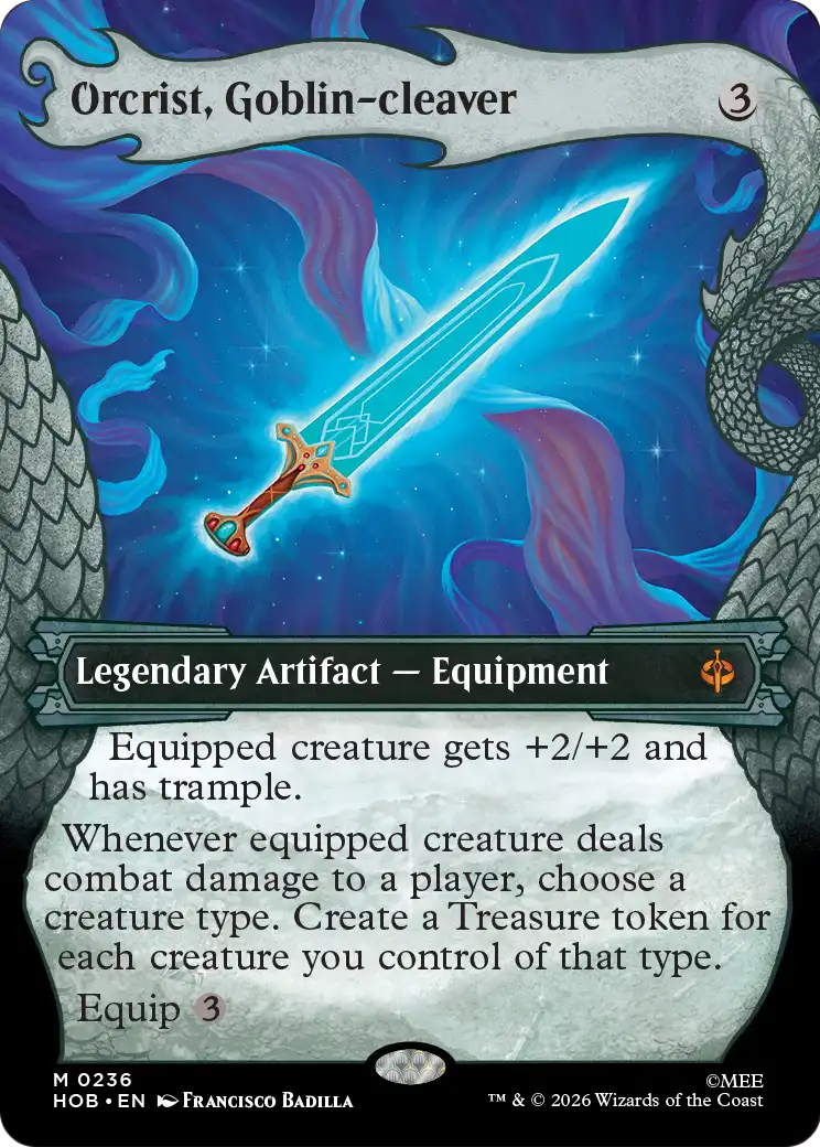 Orcrist, Goblin-cleaver (Showcase) [The Hobbit] MTG Single Magic: The Gathering | Red Claw Gaming