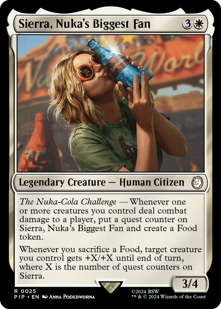 Sierra, Nuka's Biggest Fan [Fallout] MTG Single Magic: The Gathering | Red Claw Gaming