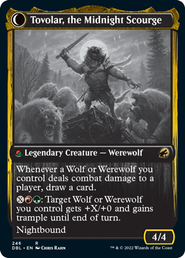 Tovolar, Dire Overlord // Tovolar, the Midnight Scourge [Innistrad: Double Feature] MTG Single Magic: The Gathering | Red Claw Gaming