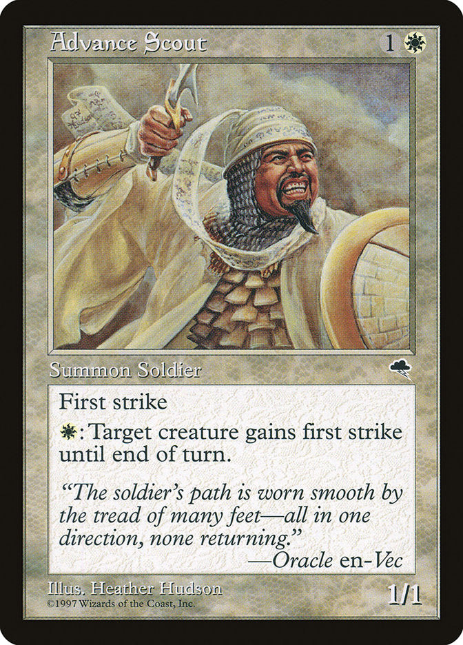 Advance Scout [Tempest] MTG Single Magic: The Gathering | Red Claw Gaming