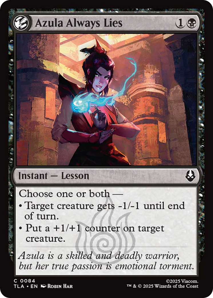 Azula Always Lies [Avatar: The Last Airbender] MTG Single Magic: The Gathering | Red Claw Gaming