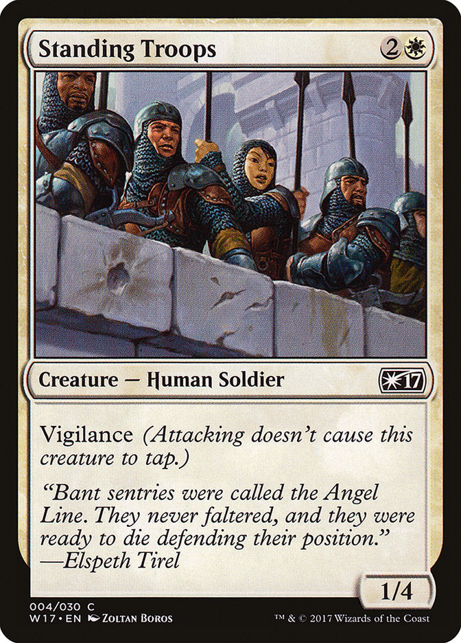 Standing Troops [Welcome Deck 2017] MTG Single Magic: The Gathering | Red Claw Gaming