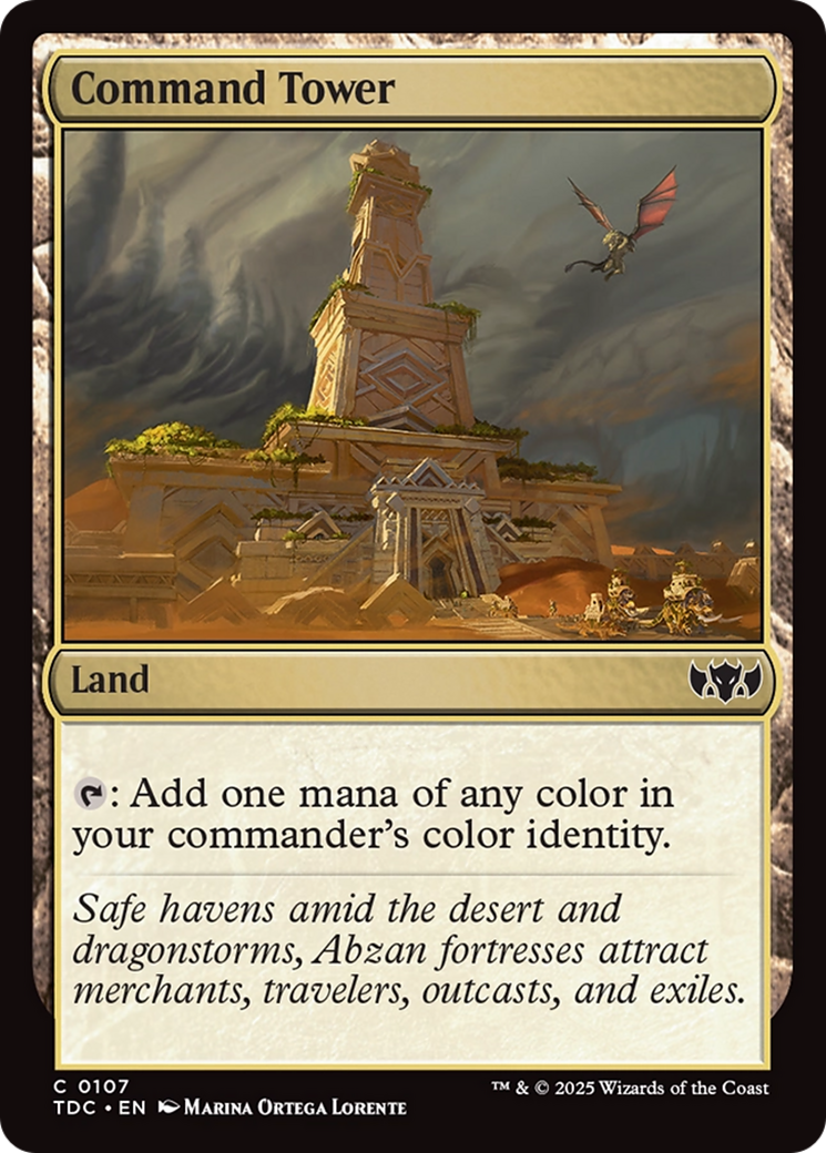 Command Tower [Tarkir: Dragonstorm Commander] MTG Single Magic: The Gathering | Red Claw Gaming