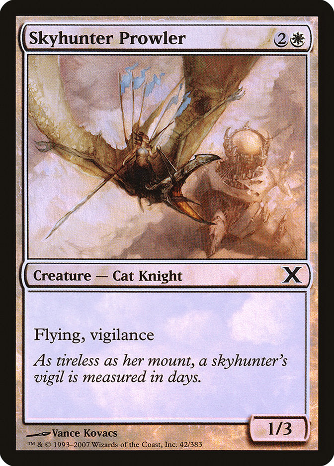 Skyhunter Prowler (Premium Foil) [Tenth Edition] MTG Single Magic: The Gathering | Red Claw Gaming