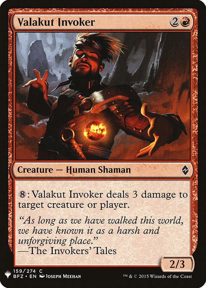 Valakut Invoker [Mystery Booster] MTG Single Magic: The Gathering | Red Claw Gaming