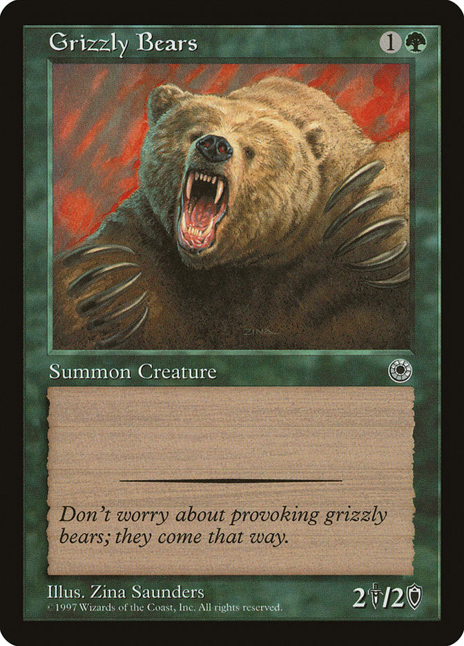 Grizzly Bears [Portal] MTG Single Magic: The Gathering | Red Claw Gaming