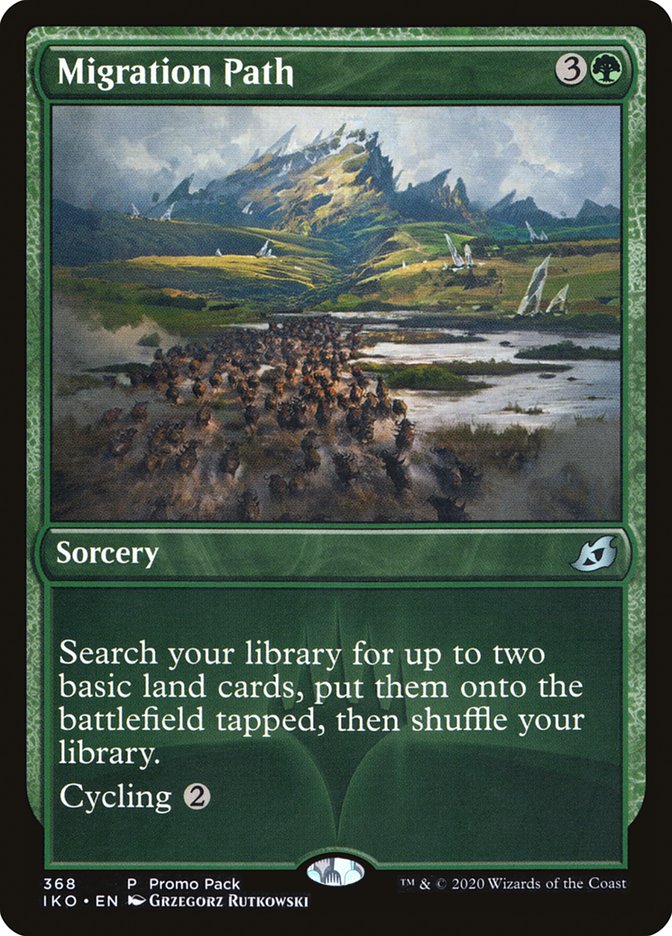 Migration Path (Promo Pack) [Ikoria: Lair of Behemoths Promos] MTG Single Magic: The Gathering | Red Claw Gaming