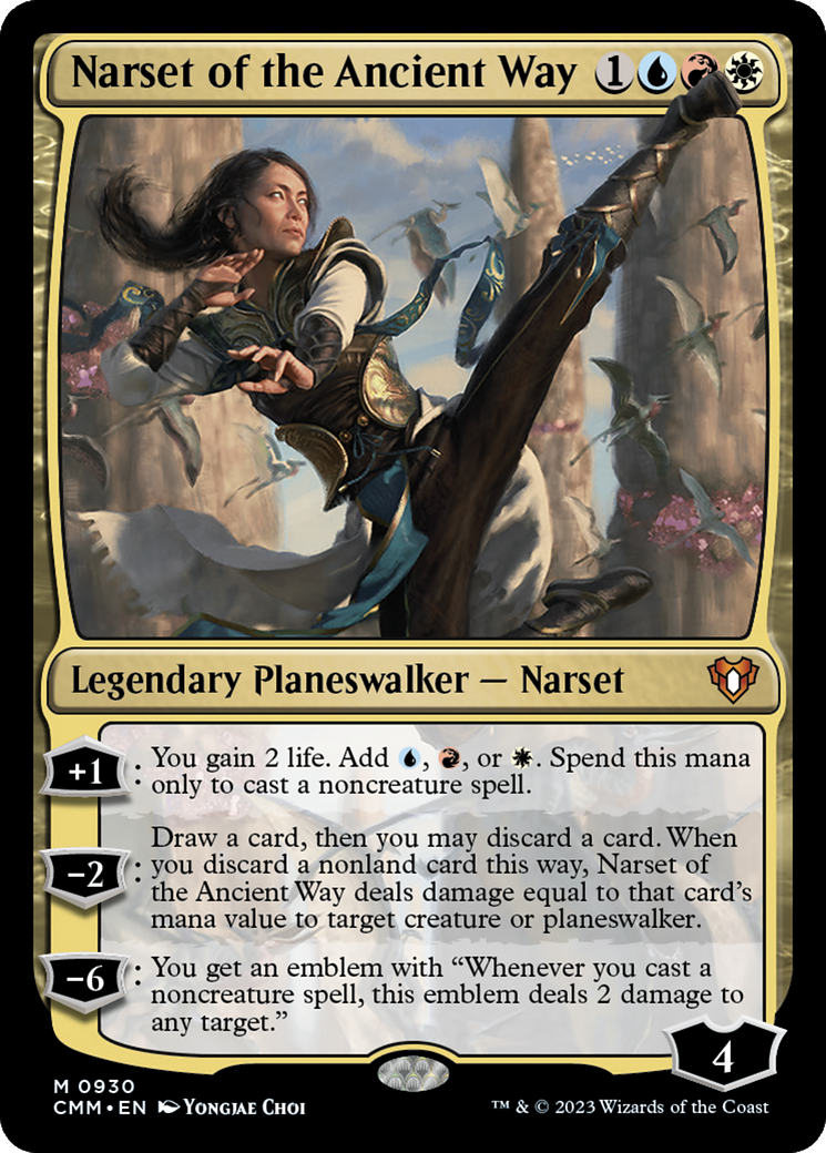 Narset of the Ancient Way [Commander Masters] MTG Single Magic: The Gathering | Red Claw Gaming