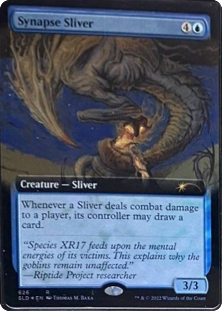 Synapse Sliver (Extended Art) [Secret Lair Drop Series] MTG Single Magic: The Gathering | Red Claw Gaming