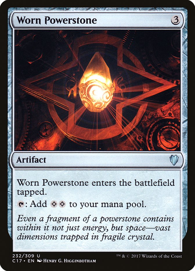 Worn Powerstone [Commander 2017] MTG Single Magic: The Gathering | Red Claw Gaming