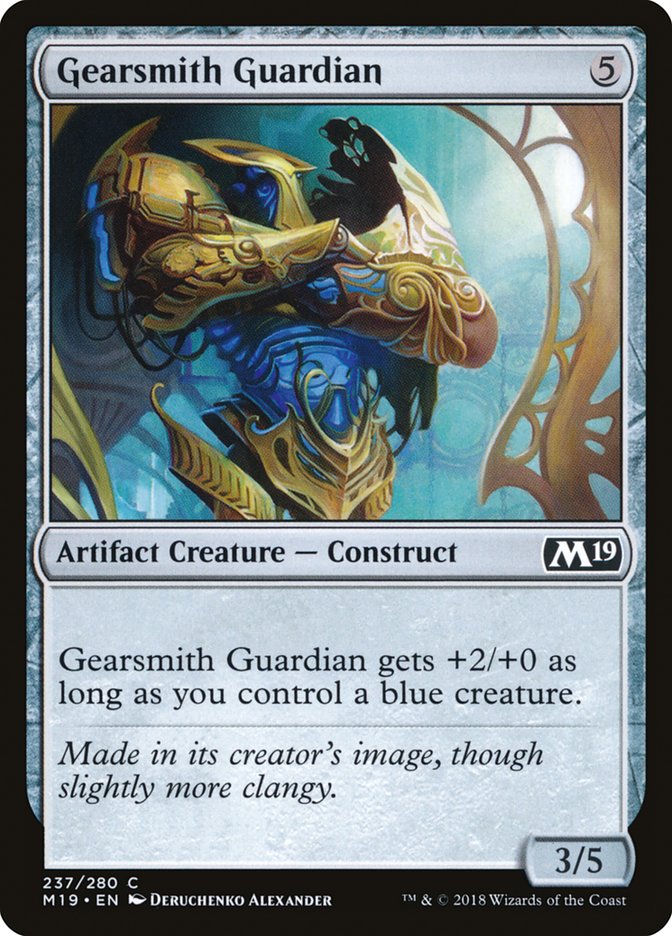 Gearsmith Guardian [Core Set 2019] MTG Single Magic: The Gathering | Red Claw Gaming