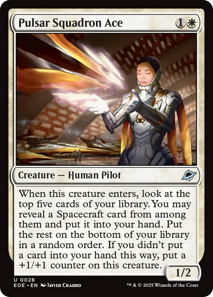 Pulsar Squadron Ace [Edge of Eternities] MTG Single Magic: The Gathering | Red Claw Gaming