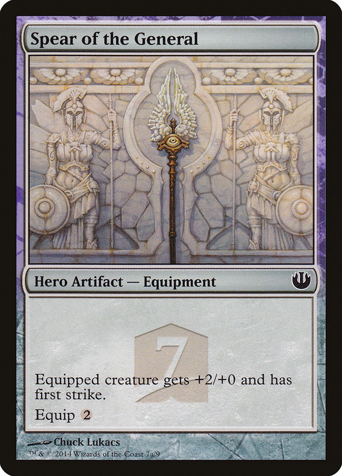 Spear of the General [Journey into Nyx Hero's Path] MTG Single Magic: The Gathering | Red Claw Gaming