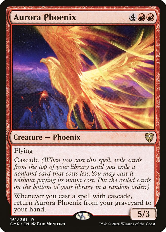 Aurora Phoenix [Commander Legends] MTG Single Magic: The Gathering | Red Claw Gaming