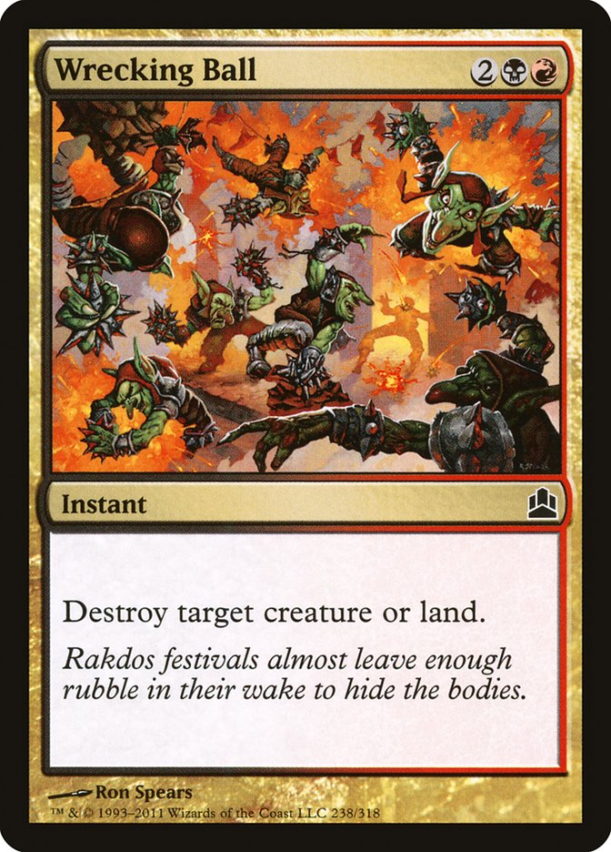 Wrecking Ball [Commander 2011] MTG Single Magic: The Gathering | Red Claw Gaming