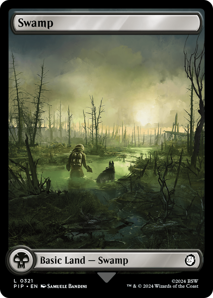 Swamp (0321) [Fallout] MTG Single Magic: The Gathering | Red Claw Gaming