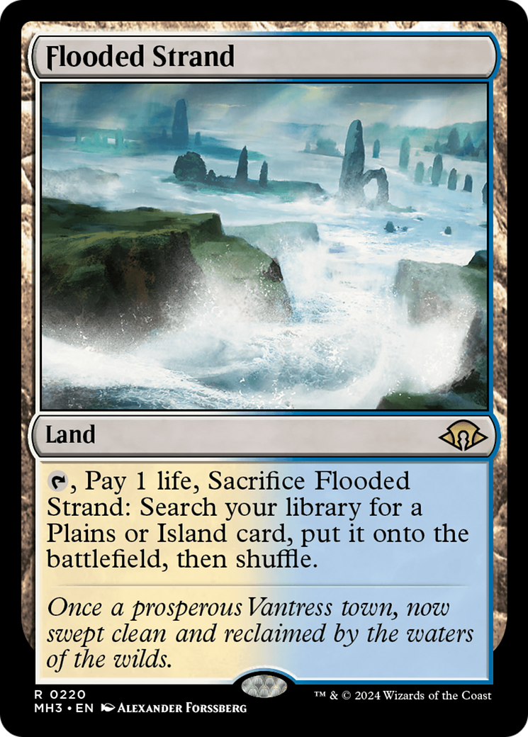 Flooded Strand [Modern Horizons 3] MTG Single Magic: The Gathering | Red Claw Gaming