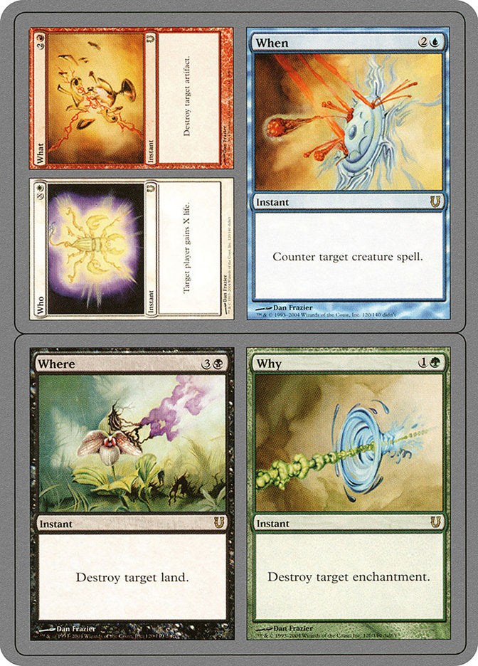 Who // What // When // Where // Why [Unhinged] MTG Single Magic: The Gathering | Red Claw Gaming