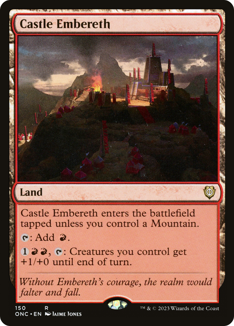 Castle Embereth [Phyrexia: All Will Be One Commander] MTG Single Magic: The Gathering | Red Claw Gaming